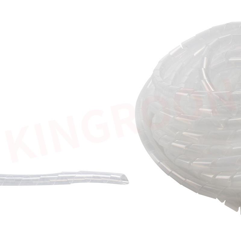 PE缠绕管打2印机件 PE缠绕管 包线管 电线绝缘管 直径D 8MM*1配米