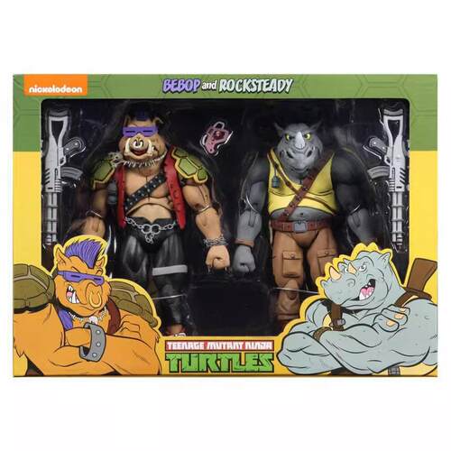 优质版 NECA 2017SDCC限定 忍者神龟牛头猪面套装 可动手模型
