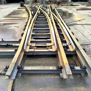 矿用道岔DK615-5-15矿用单开道岔15公斤30kg厂家直供煤矿轨道道岔