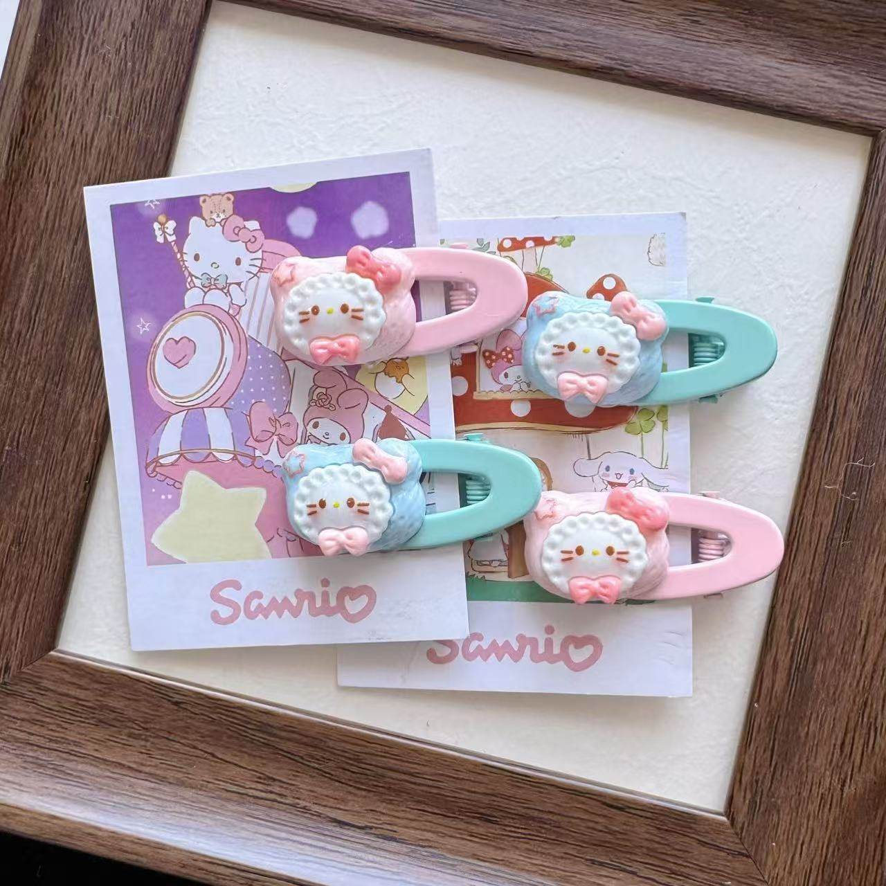 可爱蛋糕Kitty猫发夹椭圆镂空发夹粉色发夹甜美侧边刘海头饰,饰品/流行首饰/时尚饰品新,发饰,淘宝优惠券,粉丝福利购,淘宝优惠卷