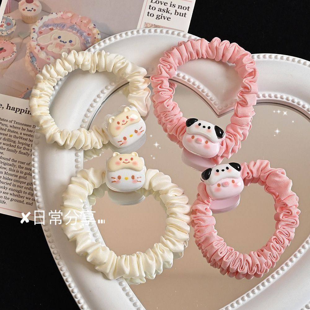 小猫小猪眼罩发圈可爱心发圈情侣皮筋头绳卡通甜美小肠圈发饰,饰品/流行首饰/时尚饰品新,发饰,淘宝优惠券,粉丝福利购,淘宝优惠卷