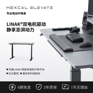 Elevate E5环保桌板灰色LINAK双电机160KG大承重可定制免费安装