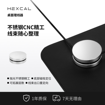 Hexcal抛光不锈钢理线器