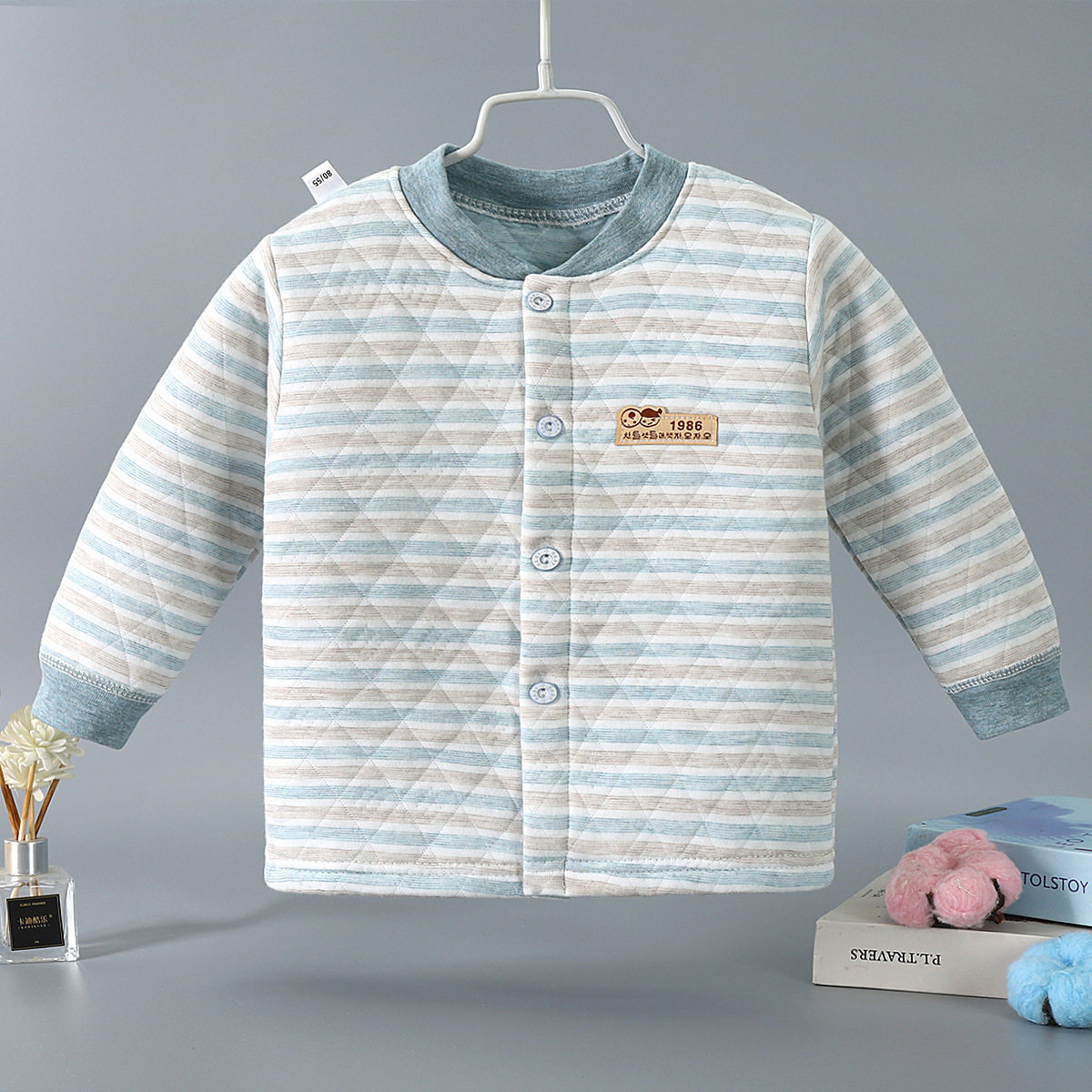 2024儿童秋冬三层夹棉加厚保暖衣宝宝彩棉保暖上衣男女童开衫裤子,童装/婴儿装/亲子装,保暖上装,淘宝优惠券,粉丝福利购,淘宝优惠卷