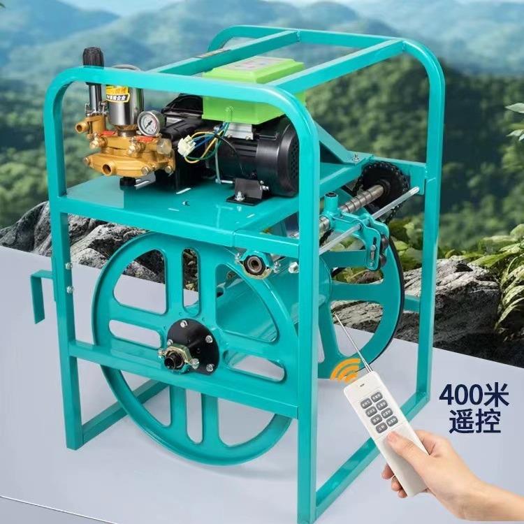 4860电动打药喷雾机雾炮机便携式园林26型三缸柱塞泵直流电机