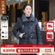 2025冬季 现货 江南故事 翻领拼接羽绒服女中老年90白鸭绒外套