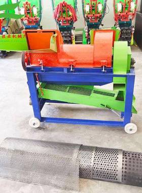 型玉小AXM米脱粒机汽油动高粱谷子柴脱粒机加厚力剥豆子稻谷玉米