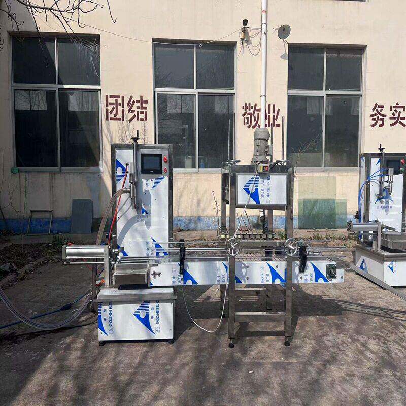 半自动称重液体灌装机中桶 灌5-50公式斤装防冻液灌装咨询客服机