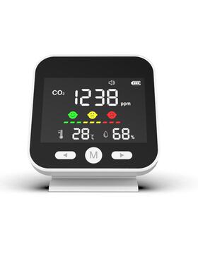 二氧化碳显示仪 o2检c测仪 台c式清 o高2浓度检测仪家用便捷式