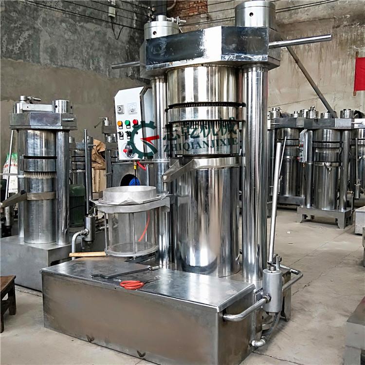 8公斤液压芝麻榨香油机 油坊芝麻油ZVB机 立生式液压油机 榨花压