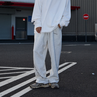 TRUEWORLD无感卫裤 百搭宽松显瘦直筒休闲阔腿裤
