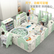 速发儿童围栏安护栏婴儿室内家用折行地上爬叠垫宝宝防全栅栏乐园