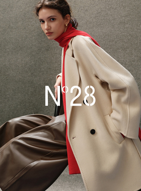 N°28【经典传承】山羊绒毛呢大衣女秋冬中长款高级绵羊毛呢外套