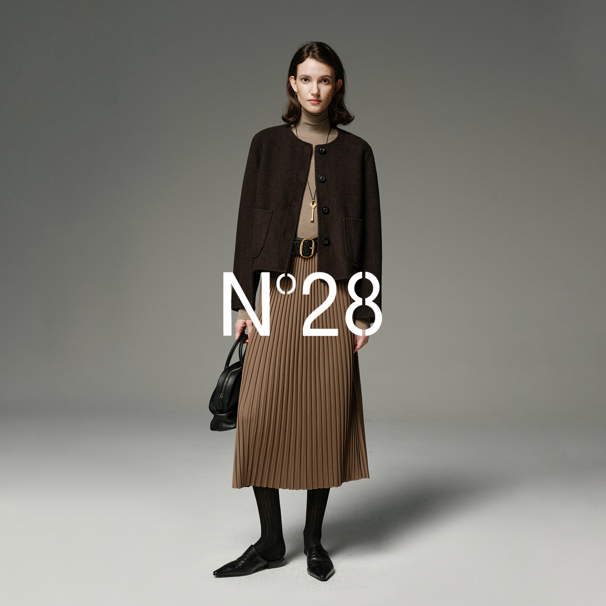 百褶半身裙女春季2025新款