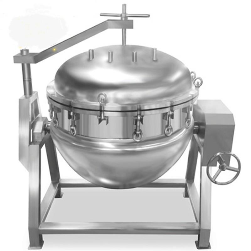 全自动猪排牛排大骨卤煮高压蒸煮锅咸鸭蛋蒸煮高压锅蒸汽加热