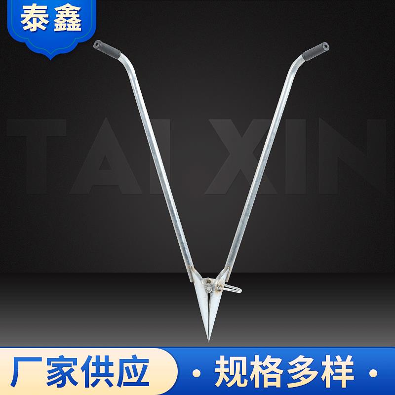 两开口打孔取土移苗栽苗器地膜打洞移栽器玉米移植挖苗秒栽器