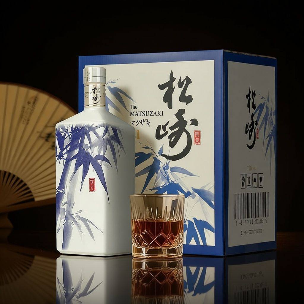 松崎21威士忌 单一麦芽 限定版日本原装进口洋酒木质礼盒装送礼