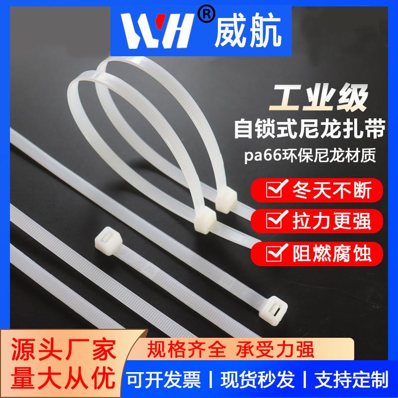 尼龙扎带自锁式尼龙扎带束线带3*4*5*8*10*200塑料捆扎带线带