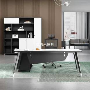 老板桌办公桌桌班G 602单人简约现代办室主管经理办公室桌椅组合