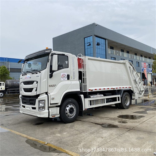 庆铃五十铃GIGA 10方压缩垃圾车 五十铃GIGA出口ISUZU 出口全球