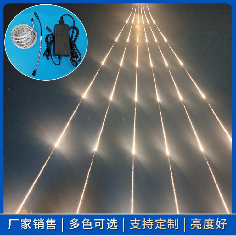 15米流星灯带12V货车led长条跑马灯招牌制作门头冰蓝追光流水灯条