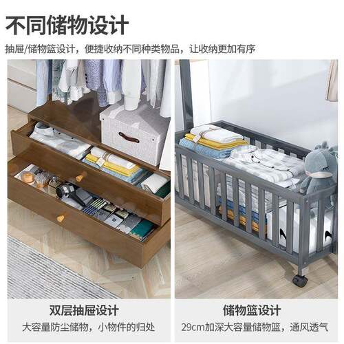 一DGNCWYMJ件起批落衣架带抽屉挂衣架室带篮可储物衣地帽架卧置物