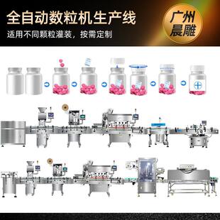 全自动数粒机生产线胶囊药丸装 瓶机糖果药片数片机生产线定制
