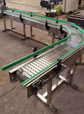 灌装机板链传送带不锈钢平顶链输送机SS812-K750型单双铰平顶链板