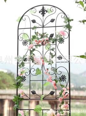 藤铁线栏莲月外季爬架子花OHS园栅花架蔷薇户庭院铁艺栅栏花支架