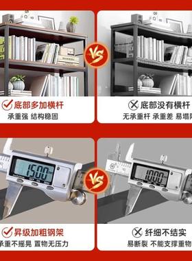 置办公放打印机置物架落地F7776SSS收纳边架电脑桌放柜主机机室箱