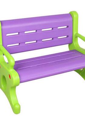 塑儿料靠背长条息椅.幼园DT200515儿童休闲椅沙发椅扶手椅.双人休