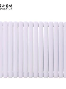 厂家1.5厚钢制气片家用5暖025008售片头钢椭制圆管钢二柱散热器