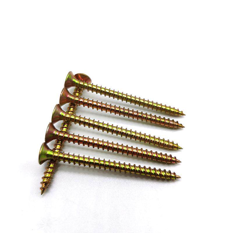 价销售强度自攻螺丝攻彩锌纤维板钉家具用自高螺钉厂黄色PXP快丝