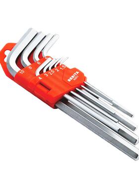 百思泰9件长内A六角扳手套装62加01B工ESlT汽修机修具273组套包邮