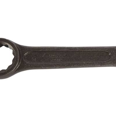 SHEFFIELD/钢盾  S019521 重型梅花敲击扳手27mm 单头梅花扳手