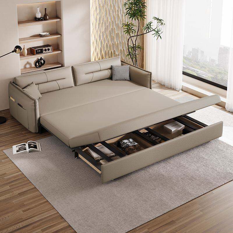 简约现代沙发床猫爪布折叠两用多功能小户型客厅储物办公室折叠床