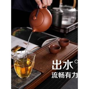 原矿紫砂壶茶壶单壶家用大容量泡茶壶半纯手工茶具印LOGO刻字