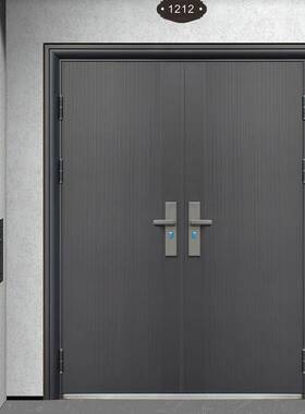 子用母开门入户F97SH69J门防盗门进户门家室对内双门农外村自建房