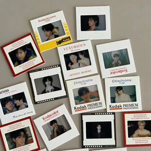 小红书爆款ins反转胶片框爱豆应援礼物照片小卡相框diy旅游痕迹