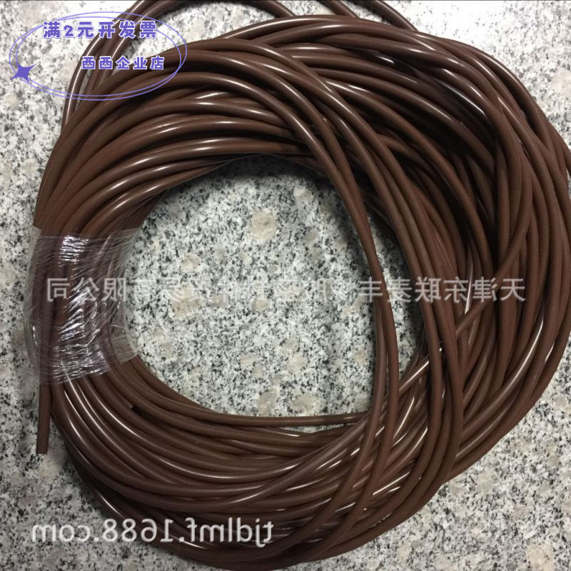 棕色咖啡色氟胶条1.5/1.8/2/2.5/