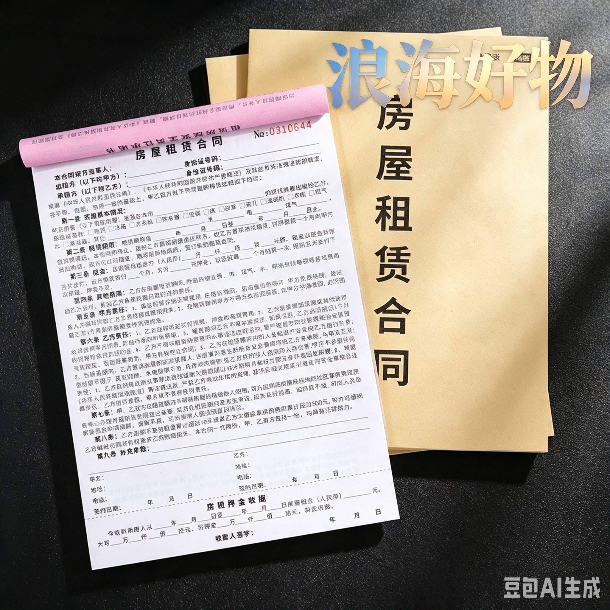 【下单立减50】房屋租赁合同租房合同范本租赁协议复写本RR