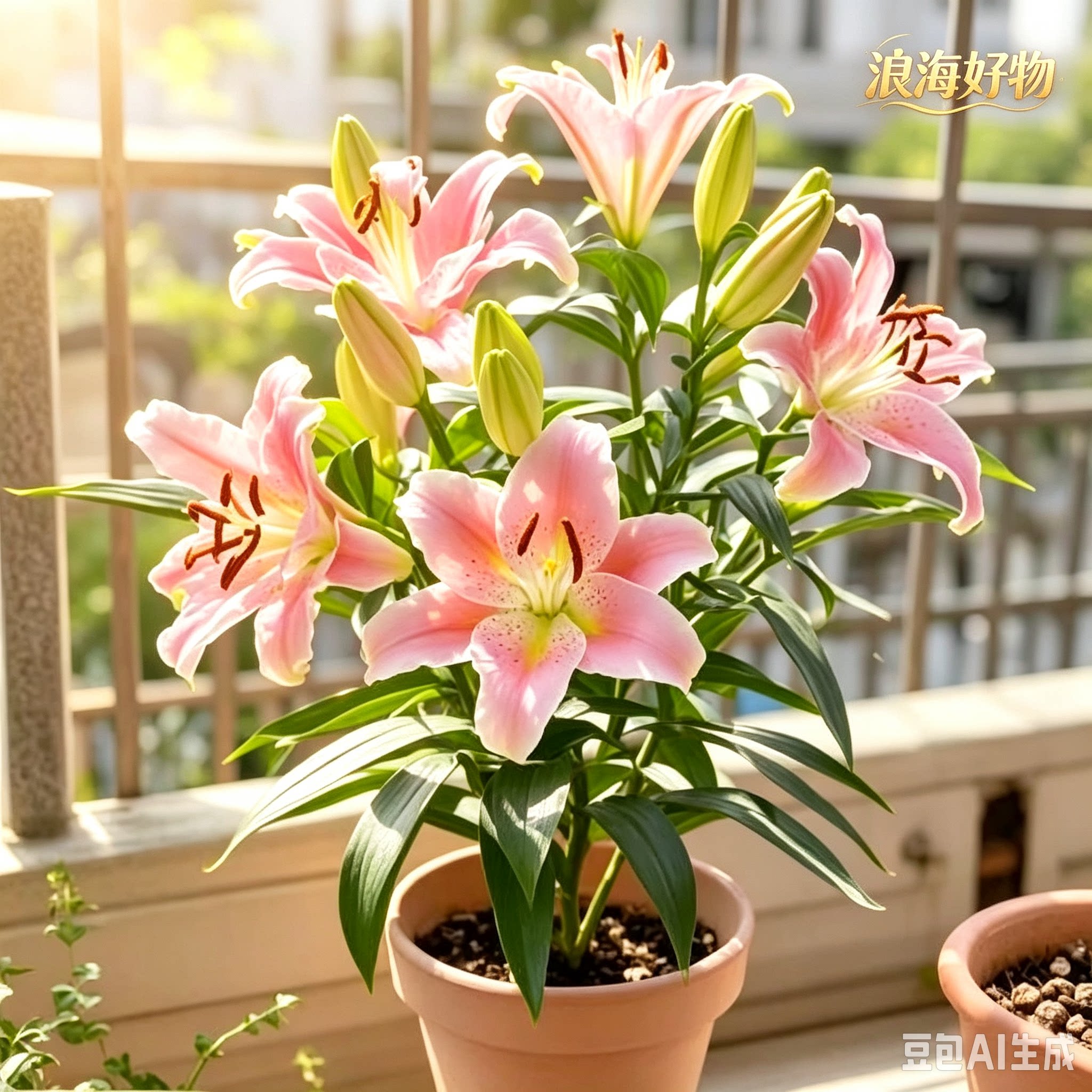 【带芽】进口香水百合花种球种阳台种植耐寒室内绿植盆栽HQ