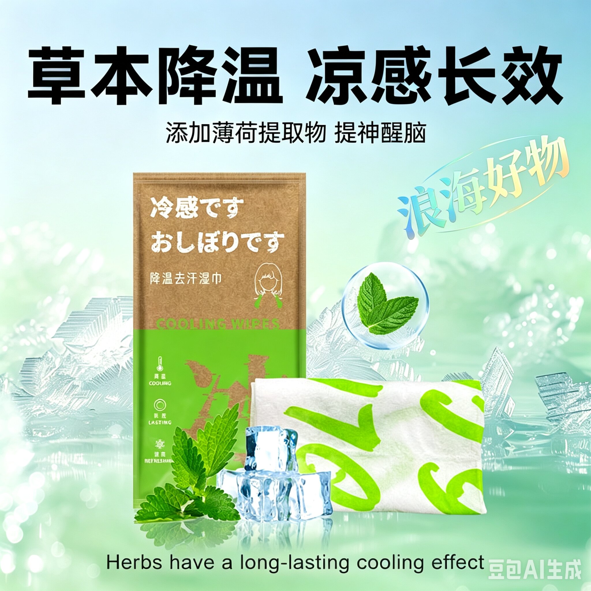 【拍一发20】冰感降温冰巾降温神器户外跑步防暑去汗冷感毛巾WL