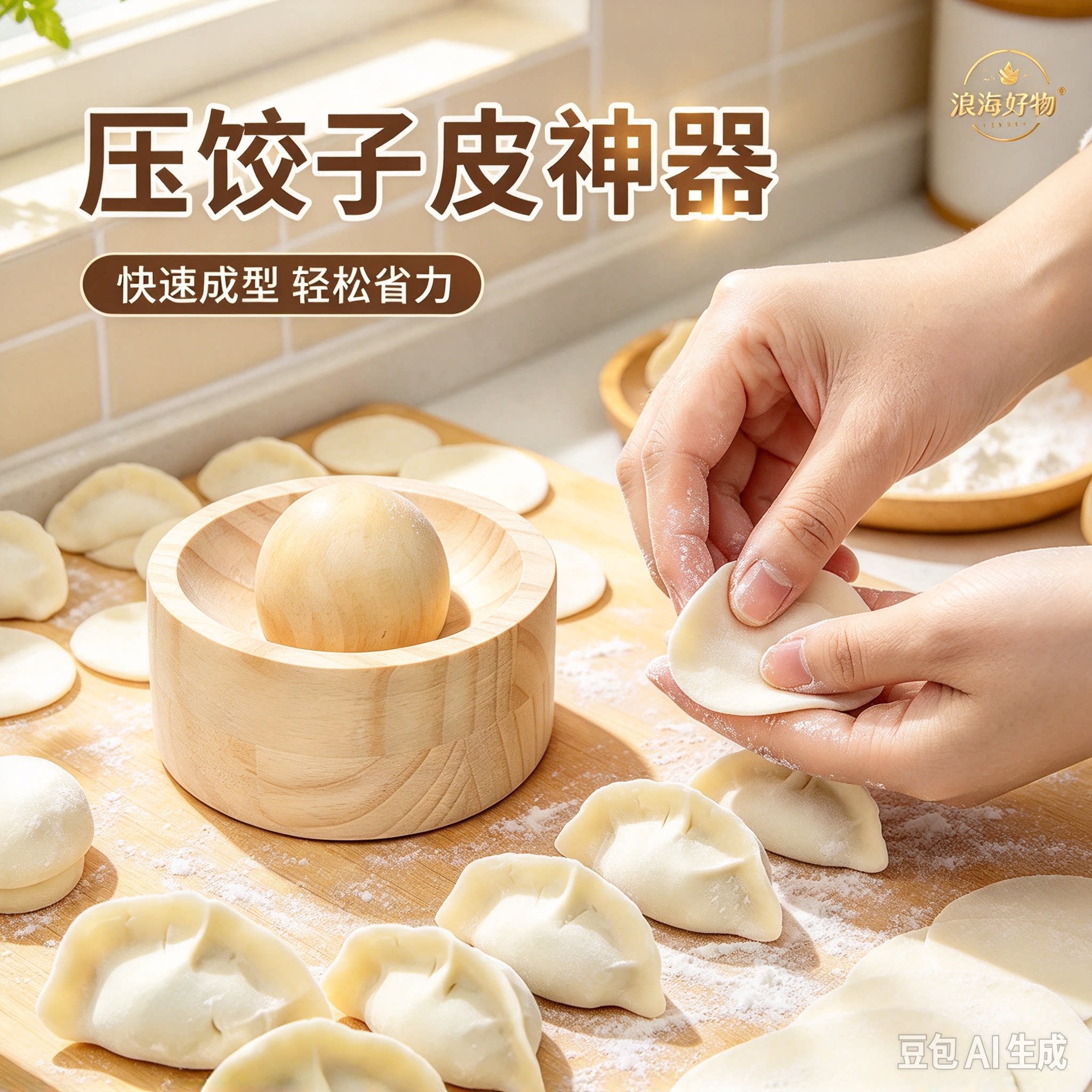家用压饺子皮神器厨房压皮擀皮模具包水饺雪媚娘超方便创意工具HQ