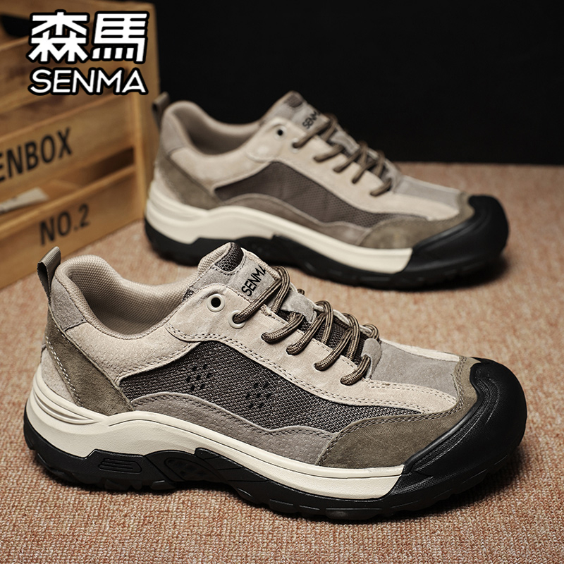 森马男鞋冬季百搭男士运动休闲板鞋防滑耐磨户外登山软底阿甘潮鞋