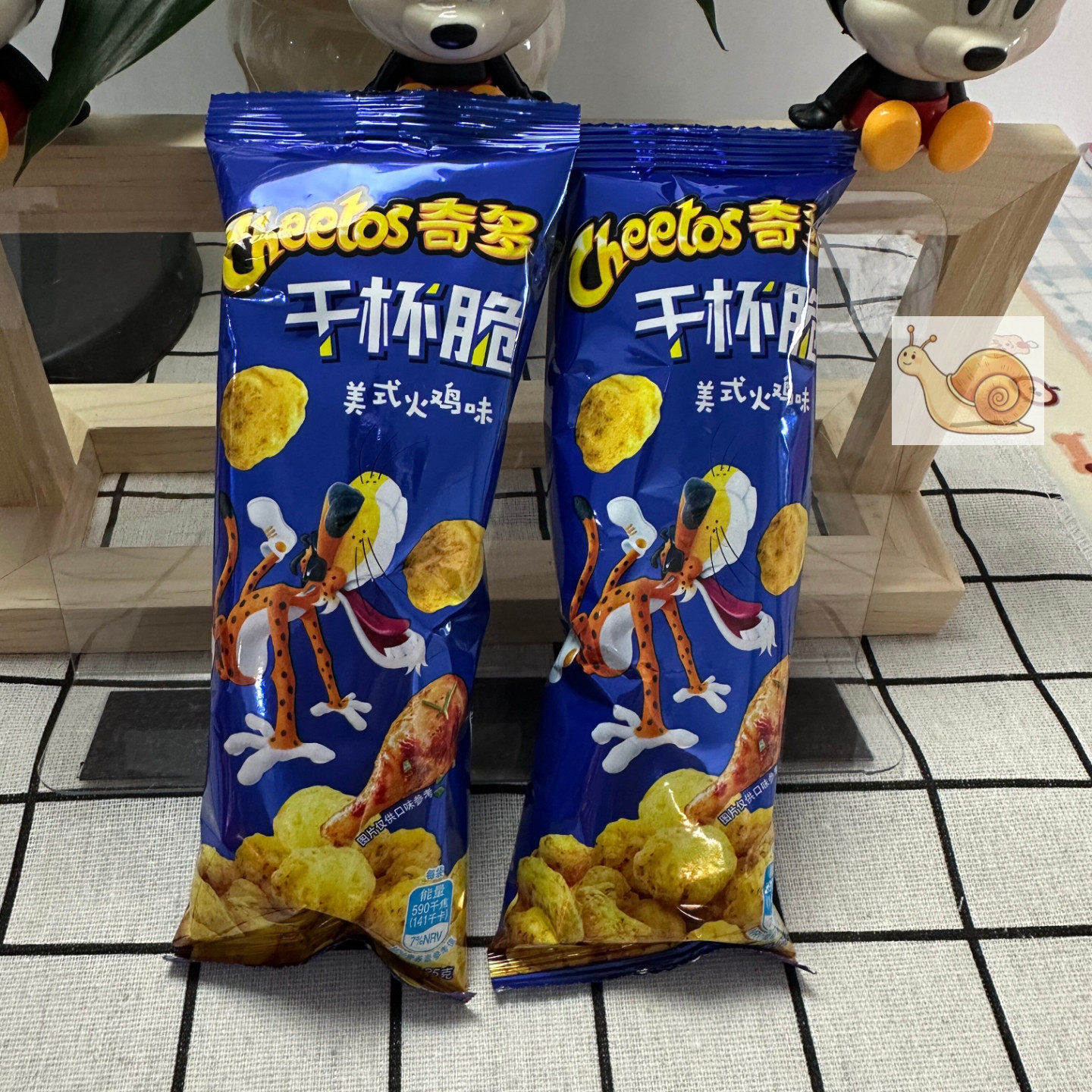 【严选】百事奇多干杯脆粟米棒日式牛排美式火鸡味膨化薯条小零食