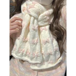 少女心针织围巾手工编织diy材料包秋冬保暖云朵绵绵线高颜值新款