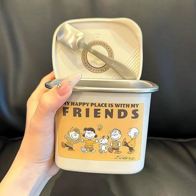 ins风上班族专用饭盒可微