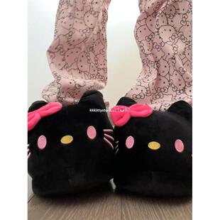 哈喽kitty拖鞋可爱包跟棉拖鞋2026新款女学生宿舍居家防滑保暖