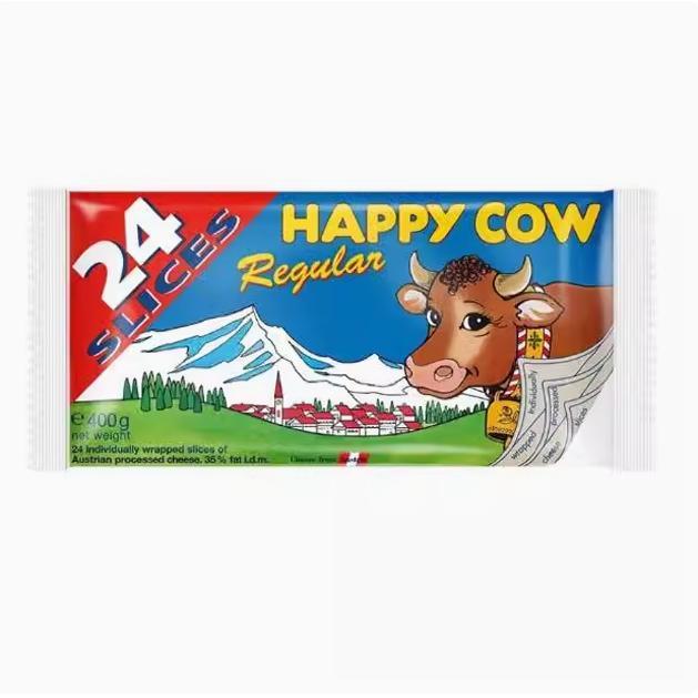 快乐牛埃蒙塔尔奶酪片150g早餐三明治汉堡即食芝士片